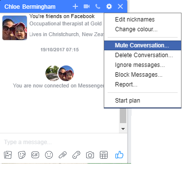 Unfollow Facebook Messenger